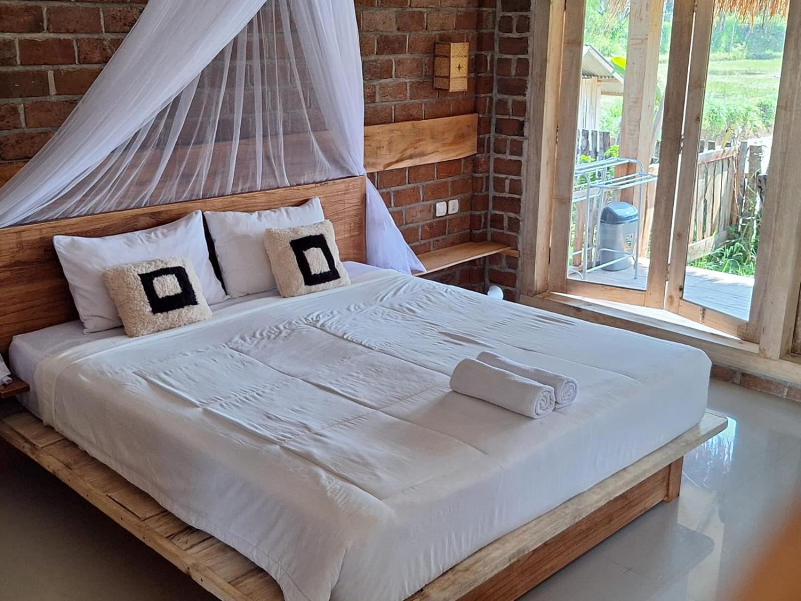Bunga Maliq Bungalow Lombok Tetebatu Værelse billede